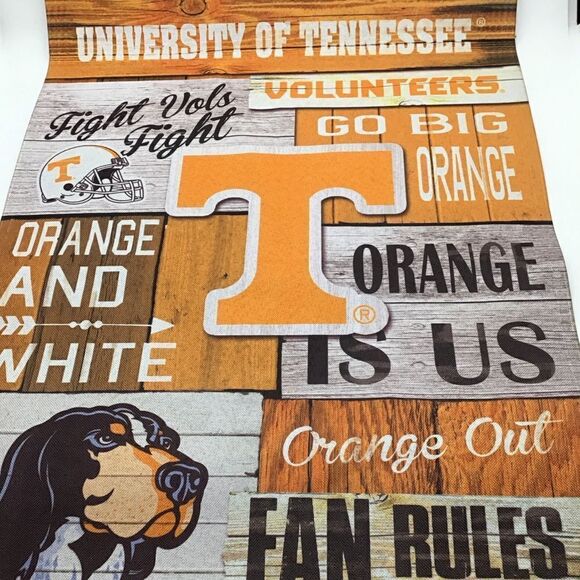 University of Tennessee Fan Rules Garden Flag - Picture 1 of 7